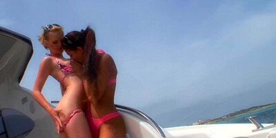 Tarra White and Defrancesca Gallardo have sex on a yacht